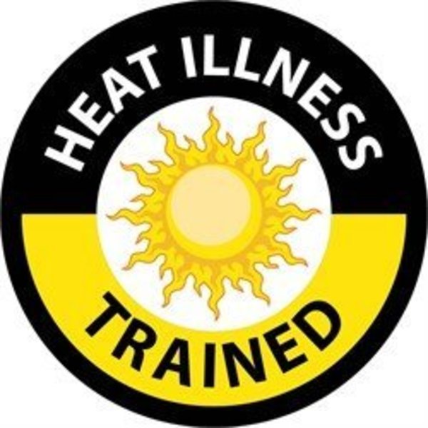 Nmc HARD HAT EMBLEM, HEAT ILLNESS HH122